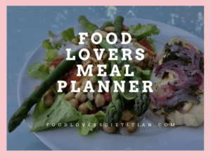Food Lovers Meal Planner for a Healthy Weight