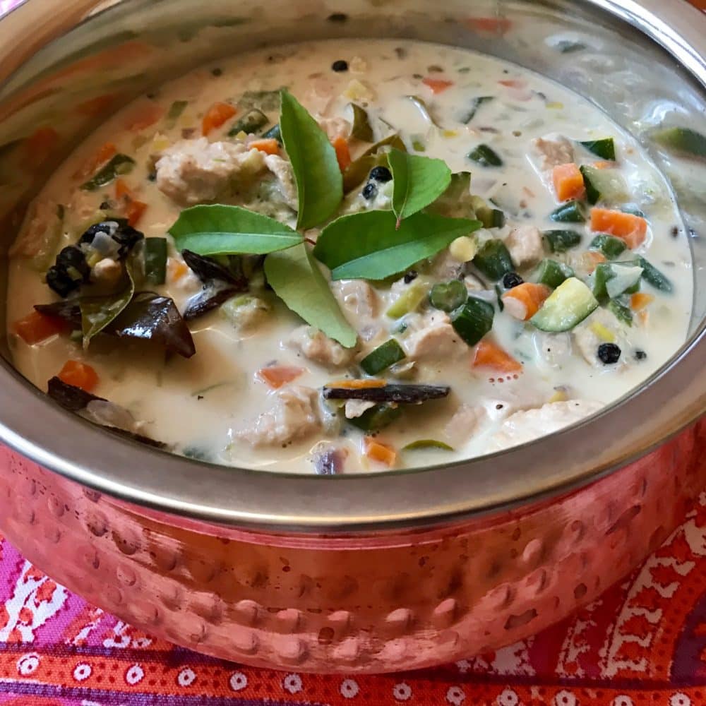 A light, delicately flavoured Chicken Vegetable Stew